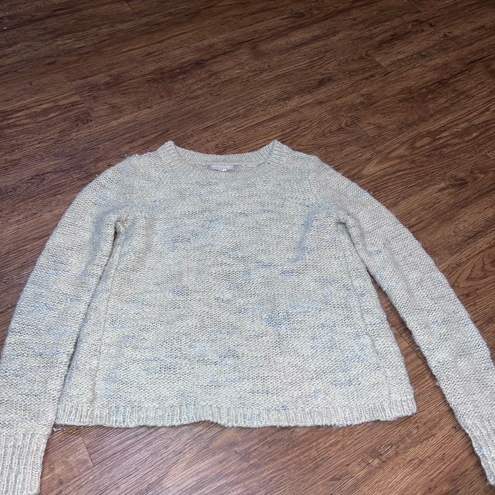 Banana Republic Cream Knit Sweater